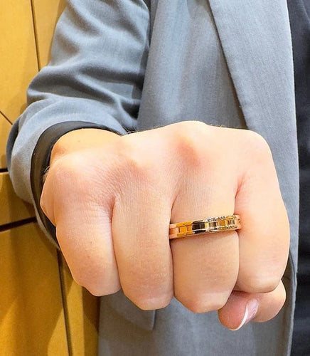 Bague 62 Bulgari B-Zero1 - Bague en or rose 18 carats 58 Facettes
