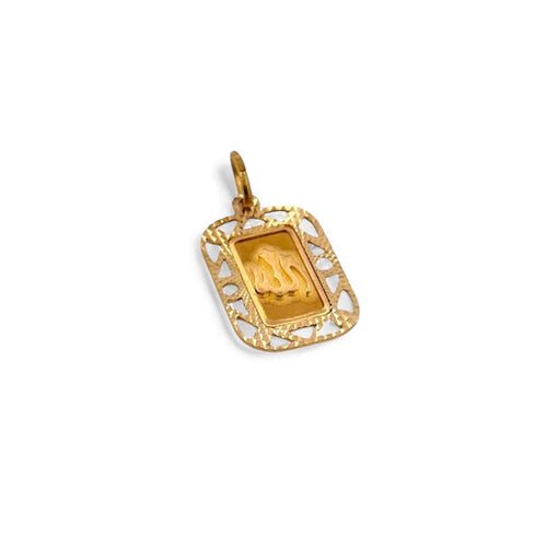 Pendentif Pendentif Allah en or jaune 18 carats 58 Facettes
