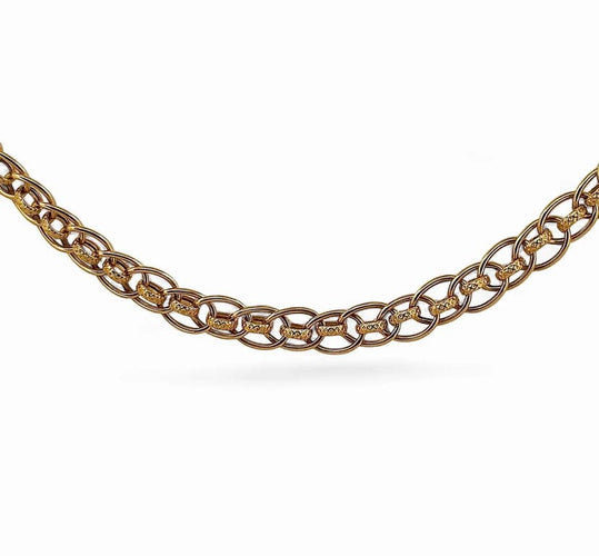 Collier Collier femme en or jaune 18 carats 60 cm 58 Facettes