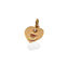 Pendentif Médaille cœur - Pendentif en or jaune et blanc 18 carats 58 Facettes