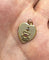 Pendentif Médaille cœur - Pendentif en or jaune et blanc 18 carats 58 Facettes