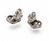 Boucles d'oreilles Boucles d’oreilles anciennes ailes d’ange en or blanc, argent et platine diamants 58 Facettes