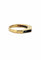 Bague 50 Bague rétro géométrique en or jaune, diamants et saphirs 58 Facettes