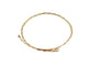 Collier Collier tressé semi-rigide en or jaune et or blanc 18 carats 58 Facettes