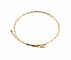 Collier Collier tressé semi-rigide en or jaune et or blanc 18 carats 58 Facettes