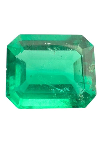 Bague Émeraude de Colombie certifiée - Pierre 2,92 carats 58 Facettes
