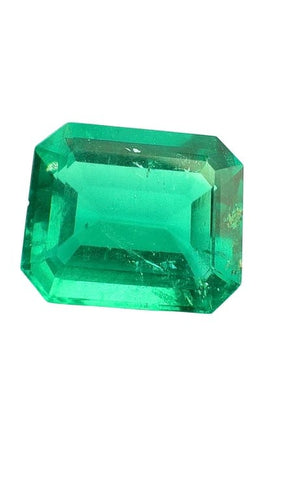 Bague Émeraude de Colombie certifiée - Pierre 2,92 carats 58 Facettes