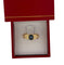 Bague 51 Bague jonc ancienne en or jaune avec saphir et diamants 58 Facettes