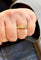 Bague 54 Solitaire - Bague en or jaune 18 carats et diamants 58 Facettes