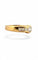Bague 54 Solitaire - Bague en or jaune 18 carats et diamants 58 Facettes