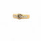 Bague 54 Solitaire - Bague en or jaune 18 carats et diamants 58 Facettes