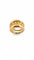 Bague 53 Bague en or jaune 18 carats sertie de citrines ovales 58 Facettes