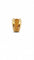 Bague 53 Bague en or jaune 18 carats sertie de citrines ovales 58 Facettes