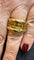 Bague 53 Bague en or jaune 18 carats sertie de citrines ovales 58 Facettes