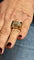 Bague 52 Bague tank en or rose et blanc 18 carats et diamants 58 Facettes