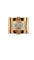 Bague 52 Bague tank en or rose et blanc 18 carats et diamants 58 Facettes