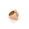 Bague 52 Bague tank en or rose et blanc 18 carats et diamants 58 Facettes