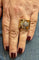 Bague 52 Bague tank en or rose et blanc 18 carats et diamants 58 Facettes