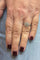 Bague 52 Solitaire - Bague halo en or blanc 18 carats et diamants 58 Facettes