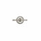 Bague 52 Solitaire - Bague halo en or blanc 18 carats et diamants 58 Facettes