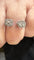 Bague 53 Bague duo ouverte en or blanc 18 carats sertie de diamants 58 Facettes
