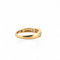 Bague 55 Demi-alliance - Bague en or jaune 18 carats et diamants 58 Facettes