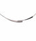 Collier Collier câble trilogie en or blanc 18 carats et diamants 58 Facettes