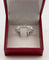 Bague 59 Alliance vintage tour complet en platine 950 et diamants 58 Facettes