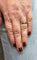 Bague 57 Alliance - Bague en or blanc 18 carats avec 3 diamants 58 Facettes