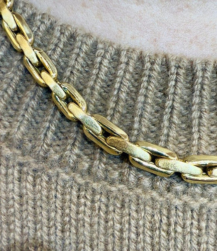 Collier Collier réversible femme en or jaune 18 carats 58 Facettes