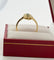 Bague 54 Bague marquise style ancien en or jaune 18 carats, émeraudes et diamants 58 Facettes