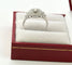 Bague 53 Bague Art déco en or blanc 18 carats et diamants 58 Facettes