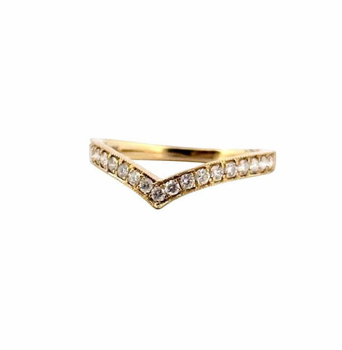 Bague 52 Bague en or jaune 18 carats et diamants 58 Facettes