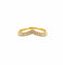 Bague 52 Bague en or jaune 18 carats et diamants 58 Facettes