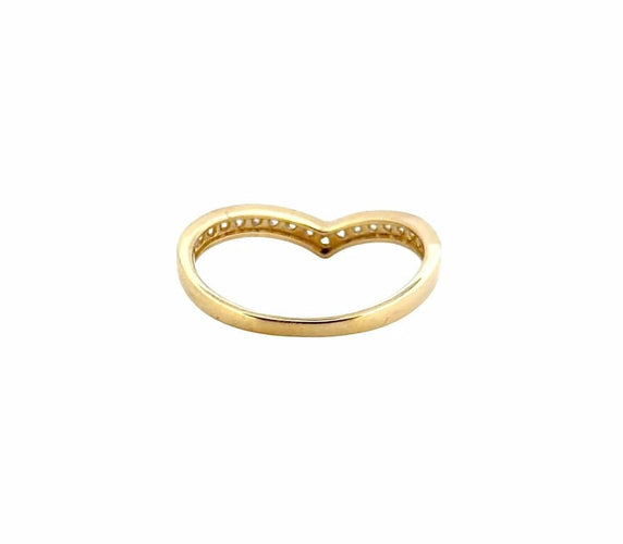 Bague 52 Bague en or jaune 18 carats et diamants 58 Facettes