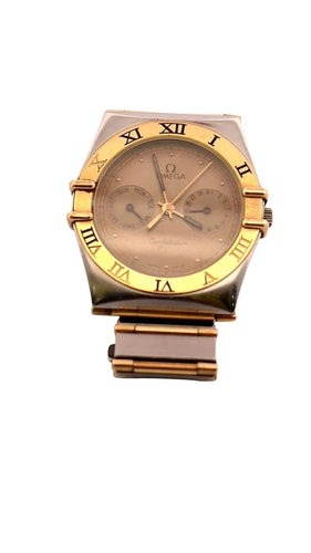 Montre Omega Constellation - Montre vintage en or et acier 58 Facettes