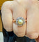 Bague 58 Bague ancienne en or rose, perle et diamants 58 Facettes