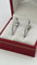 Boucles d'oreilles Boucles d’oreilles créoles en or blanc 18 carats et diamants 58 Facettes