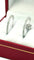 Boucles d'oreilles Créoles en or blanc 18 carats et diamants 58 Facettes