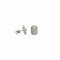 Boucles d'oreilles Art déco - Boucles d’oreilles puces en or blanc 18 carats et diamants 58 Facettes