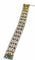 Bracelet Bracelet souple en or jaune 14 carats et turquoises 58 Facettes