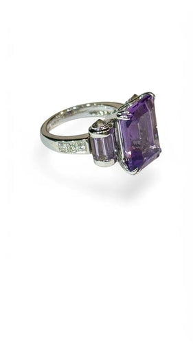 Bague 45 Mauboussin Couleur Baiser - Bague en or blanc 18 carats avec diamants 58 Facettes