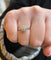 Bague 56 Bague marguerite en or blanc 18 carats et diamants 58 Facettes