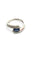 Bague 53 Bague croisée saphir et diamants en or blanc 18 carats 58 Facettes
