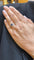 Bague 53 Bague croisée saphir et diamants en or blanc 18 carats 58 Facettes