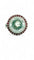 Bague 55 Bague en or blanc, aigue-marine, diamants et rubis 58 Facettes