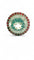 Bague 55 Bague en or blanc, aigue-marine, diamants et rubis 58 Facettes