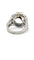 Bague 55 Bague en or blanc, aigue-marine, diamants et rubis 58 Facettes