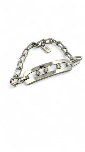 Bracelet Messika Move - Bracelet en or blanc 18 carats et diamants 58 Facettes