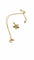 Collier Chaîne et pendentif étoile en or jaune 18 carats et diamants 58 Facettes